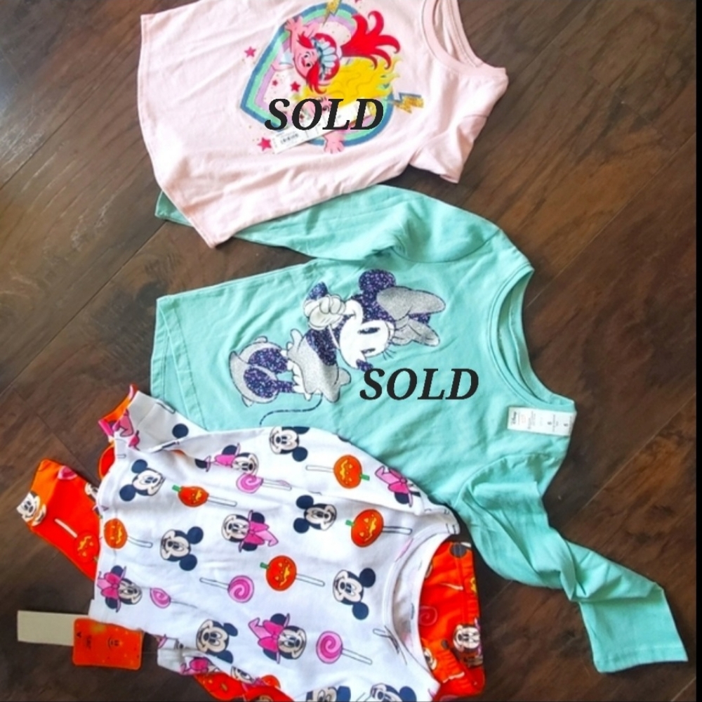 GIRL Minnie mouse Halloween long short pants pumpkin lollipop pajamas  PJ jammie